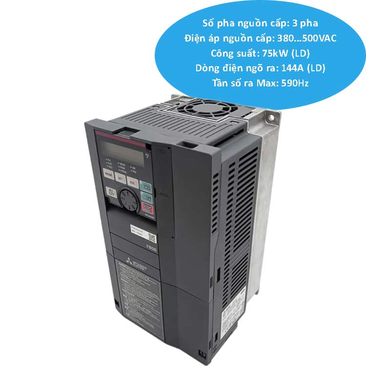 Biến tần tiết kiệm năng lượng MITSUBISHI FR-F840-75K-1