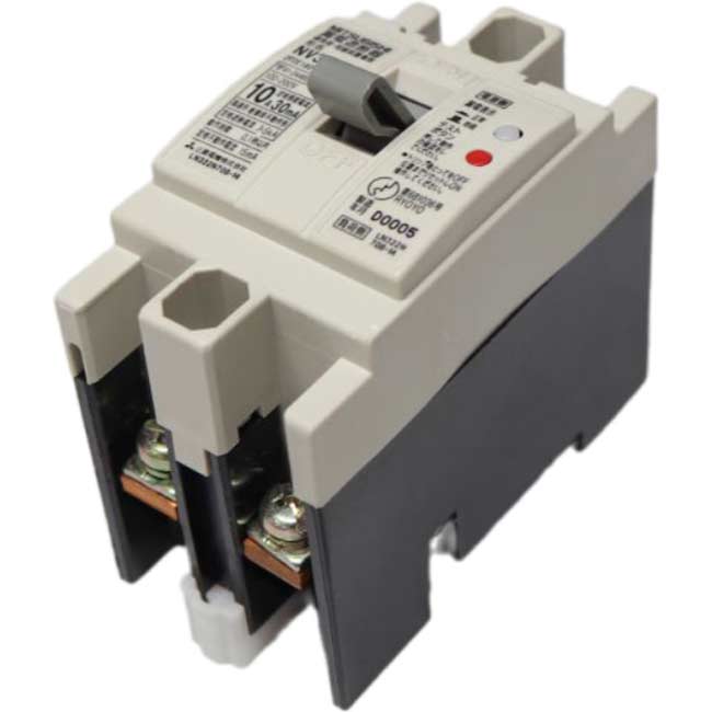 Aptomat chống giật lắp tủ điều khiển MITSUBISHI NV30-FA 2P 10A 100-200V 30MA W