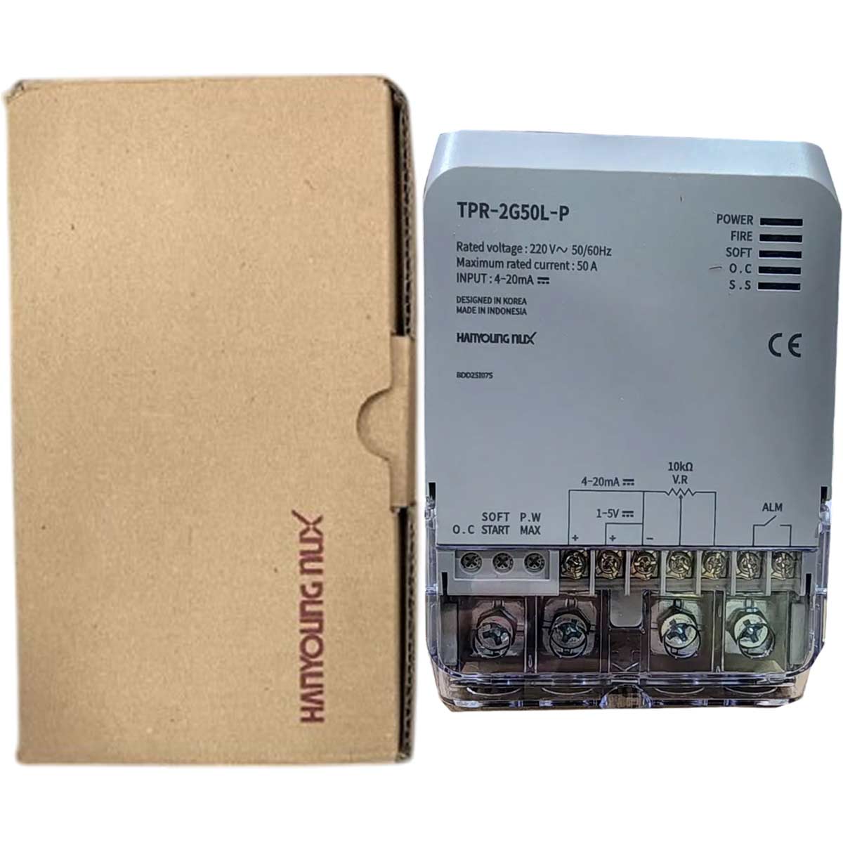 Bộ điều khiển SCR 50A 1-pha Hanyoung TPR-2G50L-P