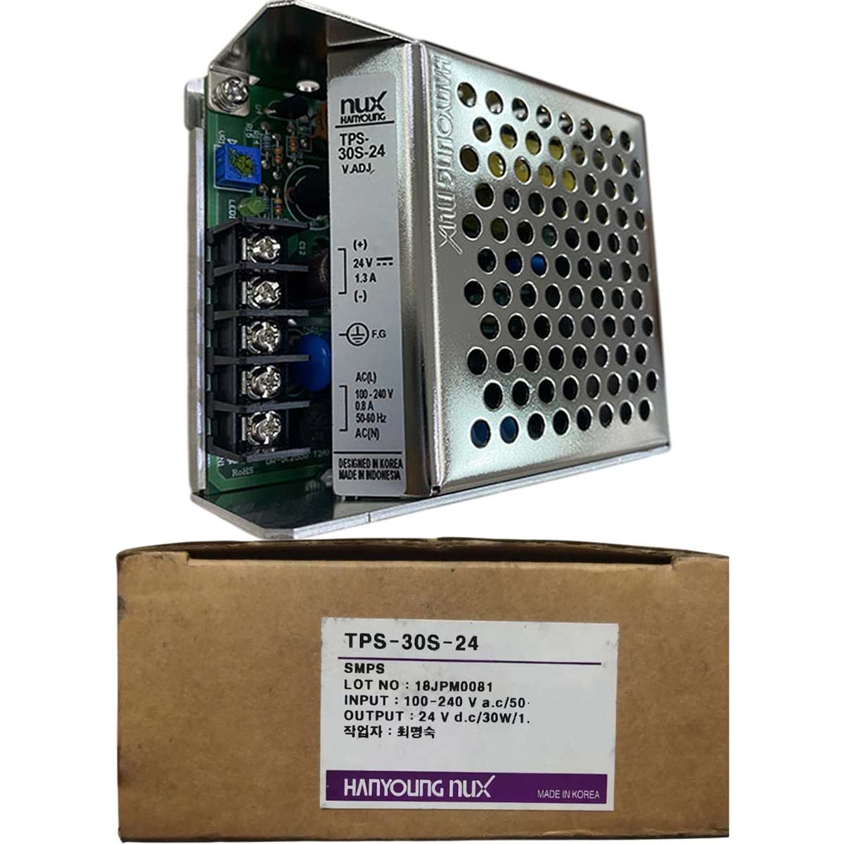 Chuyển đổi nguồn điện HANYOUNG TPS-30S-24 24VDC 1.3A