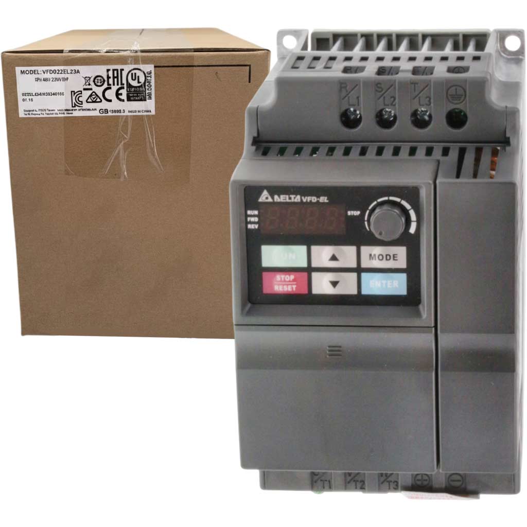 VFD022EL23A Delta Biến tần 3 pha 220V 2.2kW