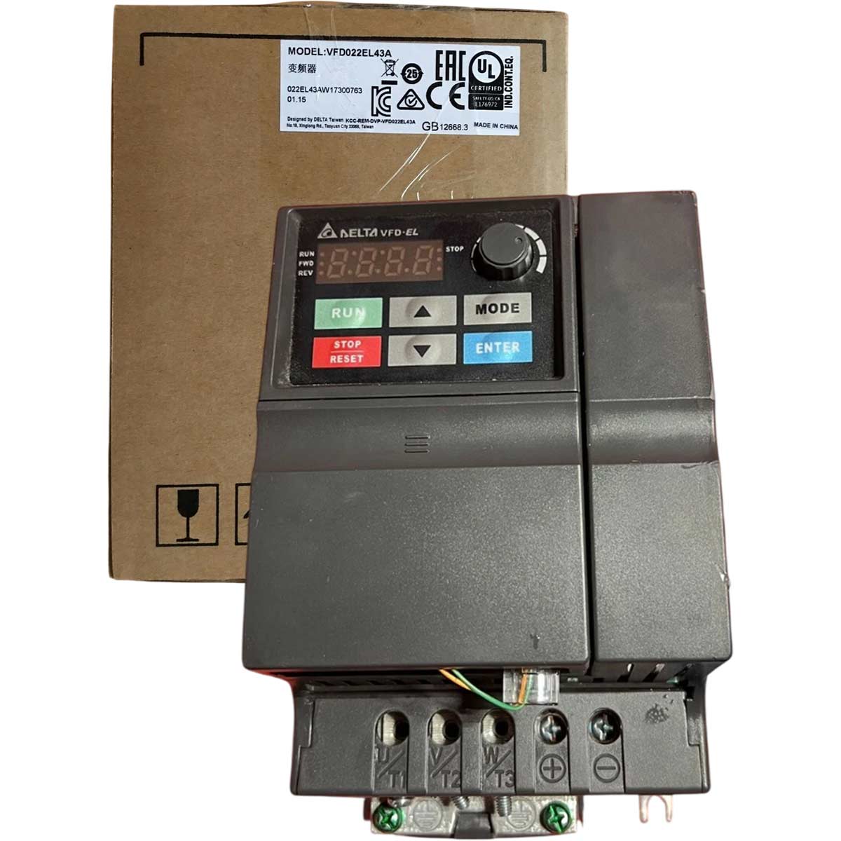 VFD022EL43A Delta Biến tần 3 pha 380V 2.2kW