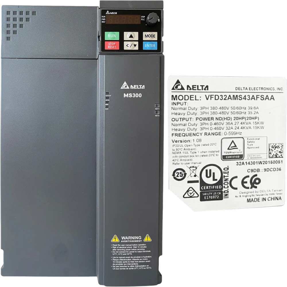 VFD32AMS43AFSAA Delta Biến tần 3 pha 460VAC 15kW