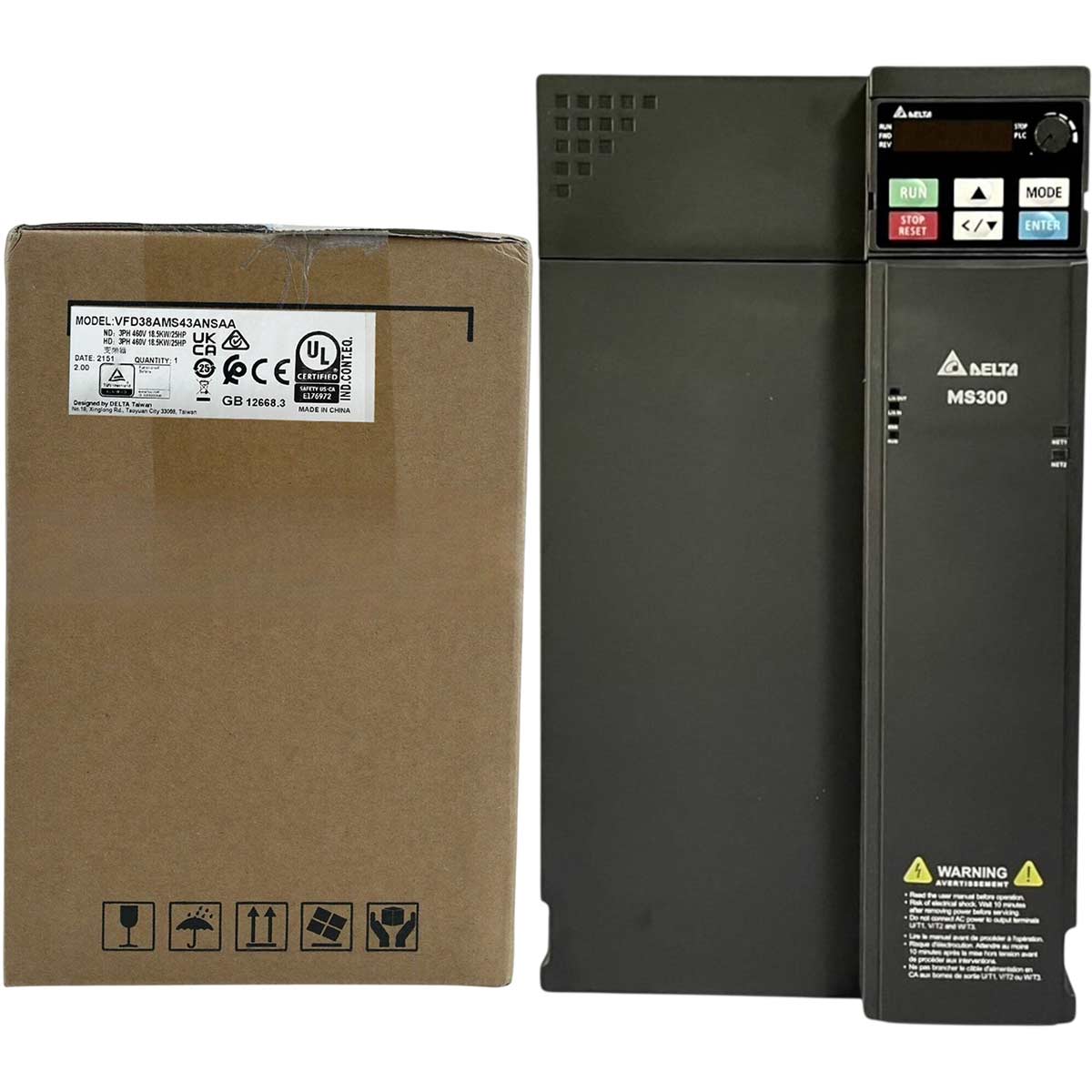 VFD38AMS43ANSAA Delta Biến tần 3 pha 460VAC 18.5kW