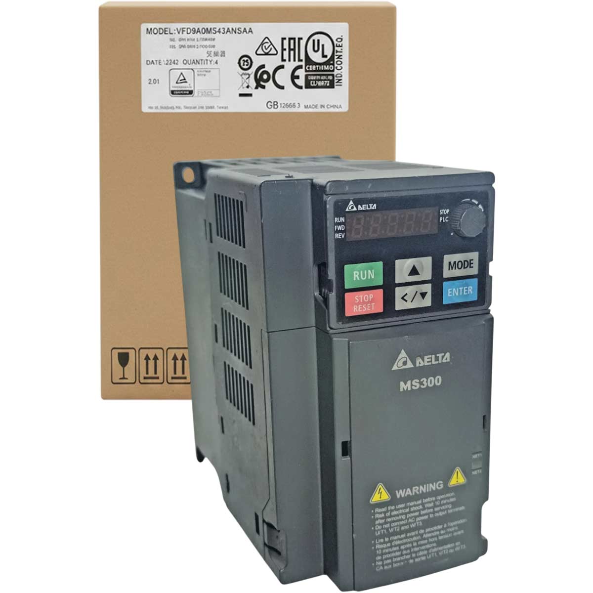 VFD9A0MS43ANSAA Delta Biến tần 3 pha 460VAC 4kW