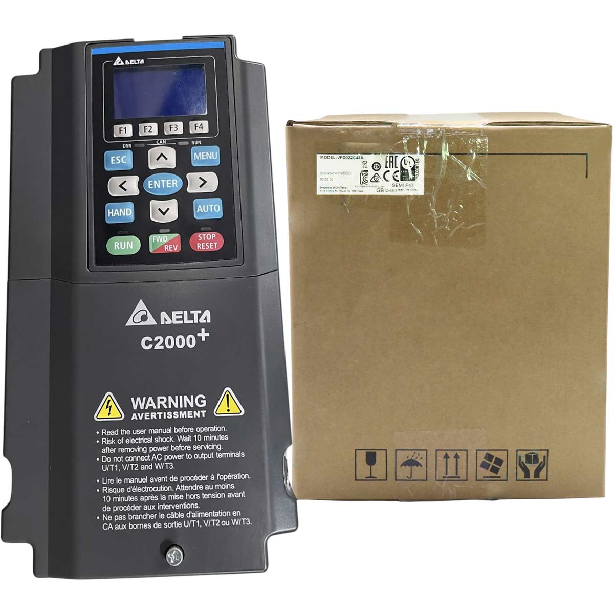VFD022C43A Delta Biến tần 3 pha 460VAC 2.2kW