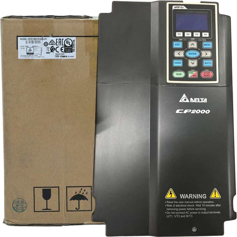 VFD150CP43B-21 Delta Biến tần 3 pha 460VAC 15kW