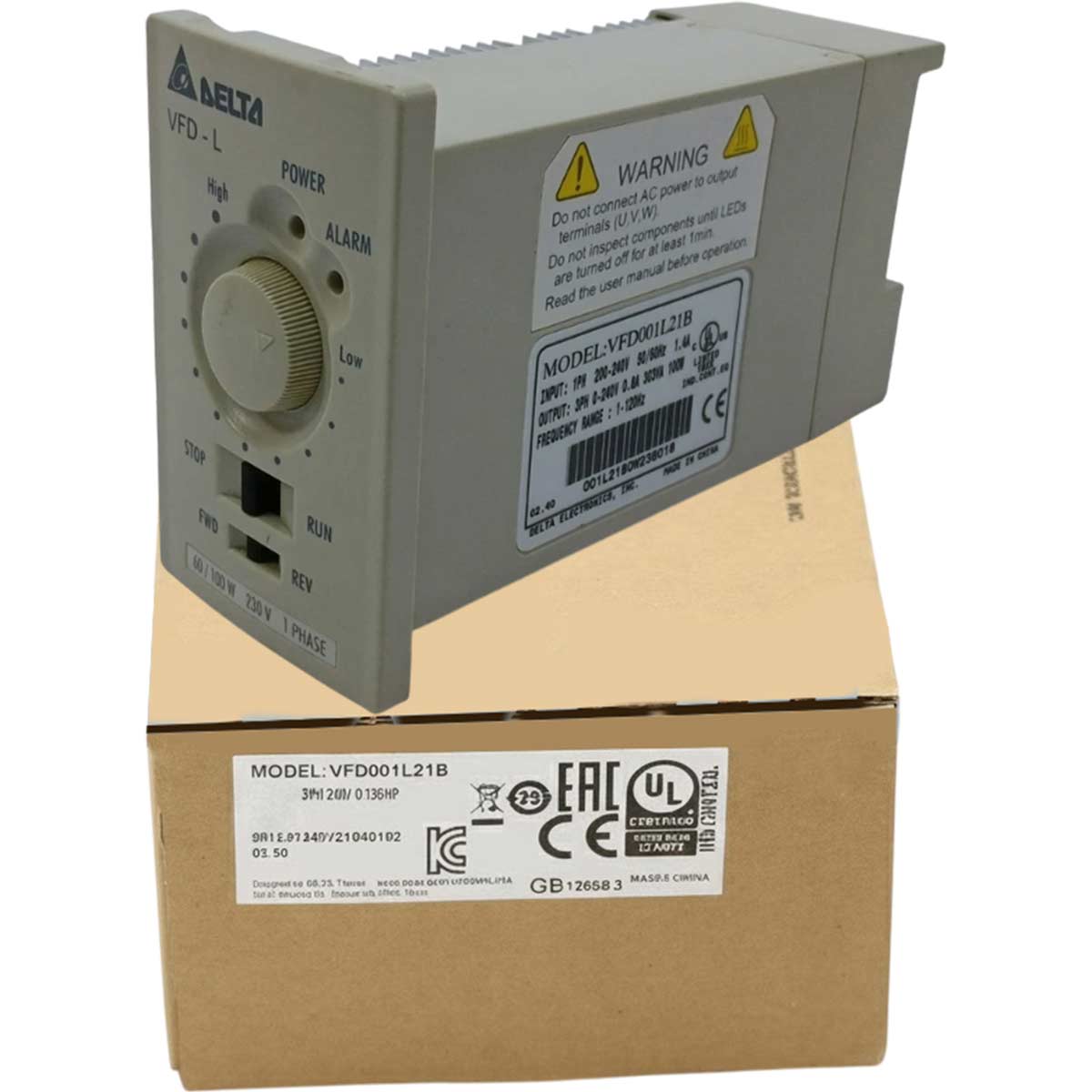 Biến tần AC dễ dùng với hiệu năng cao DELTA VFD001L21B