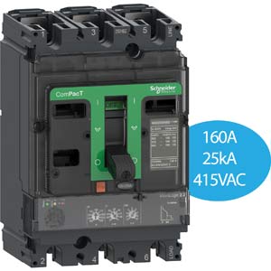 C16B32D160 Schneider aptomat khối 3P 160A 25kA
