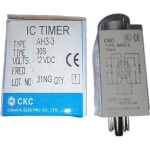 Rơ le thời gian CKC AH3-3 12VDC 30S