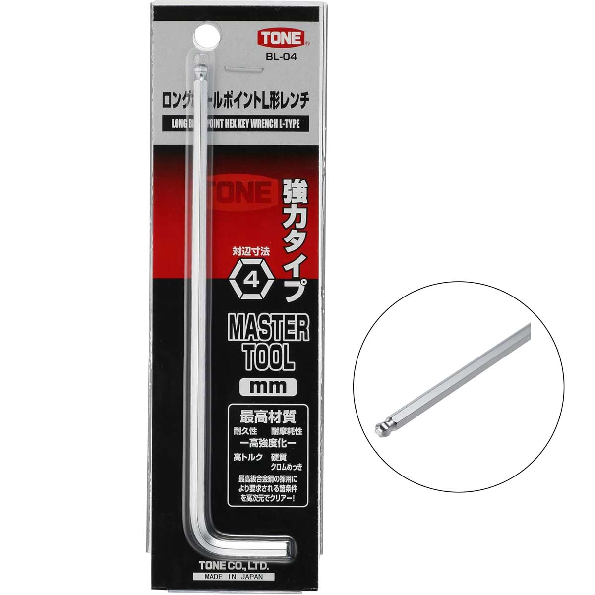 Lục giác đầu bi chữ L TONE BL-04