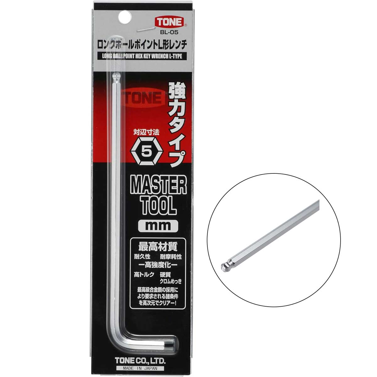 Lục giác đầu bi chữ L TONE BL-05