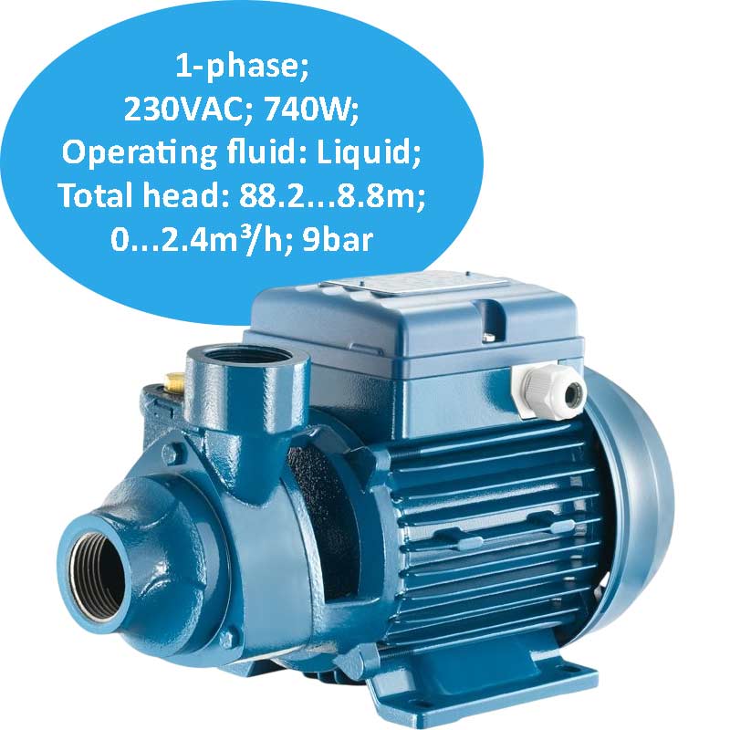 Bơm ly tâm tự mồi 2 ống hút PENTAX PM 90