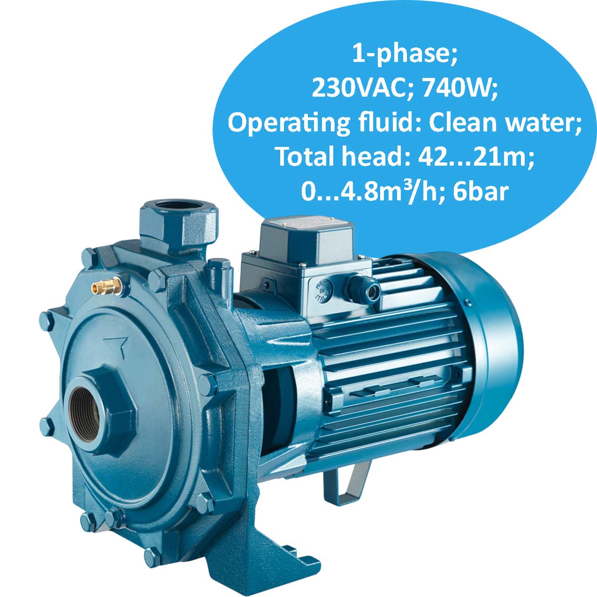 Bơm ly tâm 2 tầng cánh PENTAX CB100/00