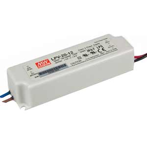 Bộ nguồn 20W một đầu ra MEAN WELL LPV-20-12