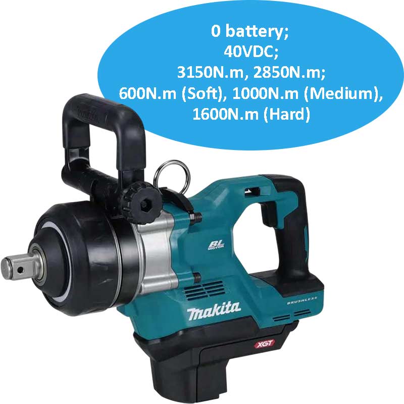 Máy siết bu lông pin 40Vmax cốt ngắn MAKITA TW009GZ