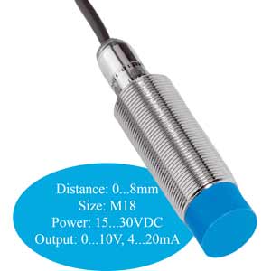 Cảm biến từ analog hoạt động -25 đến 70 độ C SICK IMA18-08NE1ZW2S