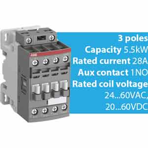 Khởi động từ 3 cực AC/DC 4...18.5kW ABB 1SBL157001R1110 (AF12-30-10-11)