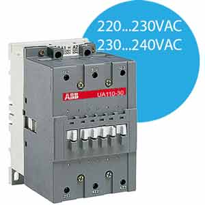 Công tắc tơ 3 cực điều khiển tụ bù AC 70...80kvar ABB 1SFL451024R8000 (UA110-30-00RA-80)