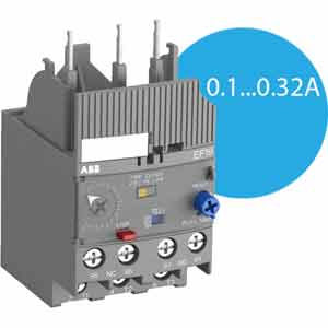 Rơ le bảo vệ dòng 0.1...45A ABB 1SAX121001R1101 (EF19 0.32A)