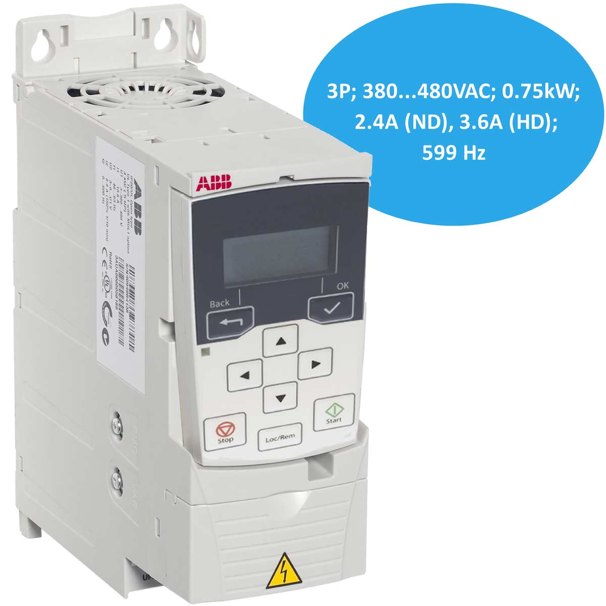 Biến tần 0.37kW - 22kW ABB ACS355-03E-02A4-4+J404