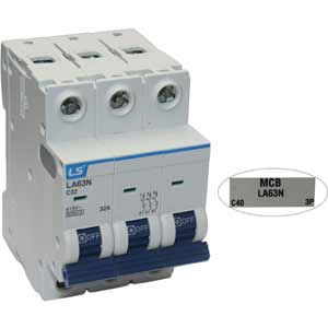 Aptomat cài MCB khung 63AF LS LA63N 3P C32A