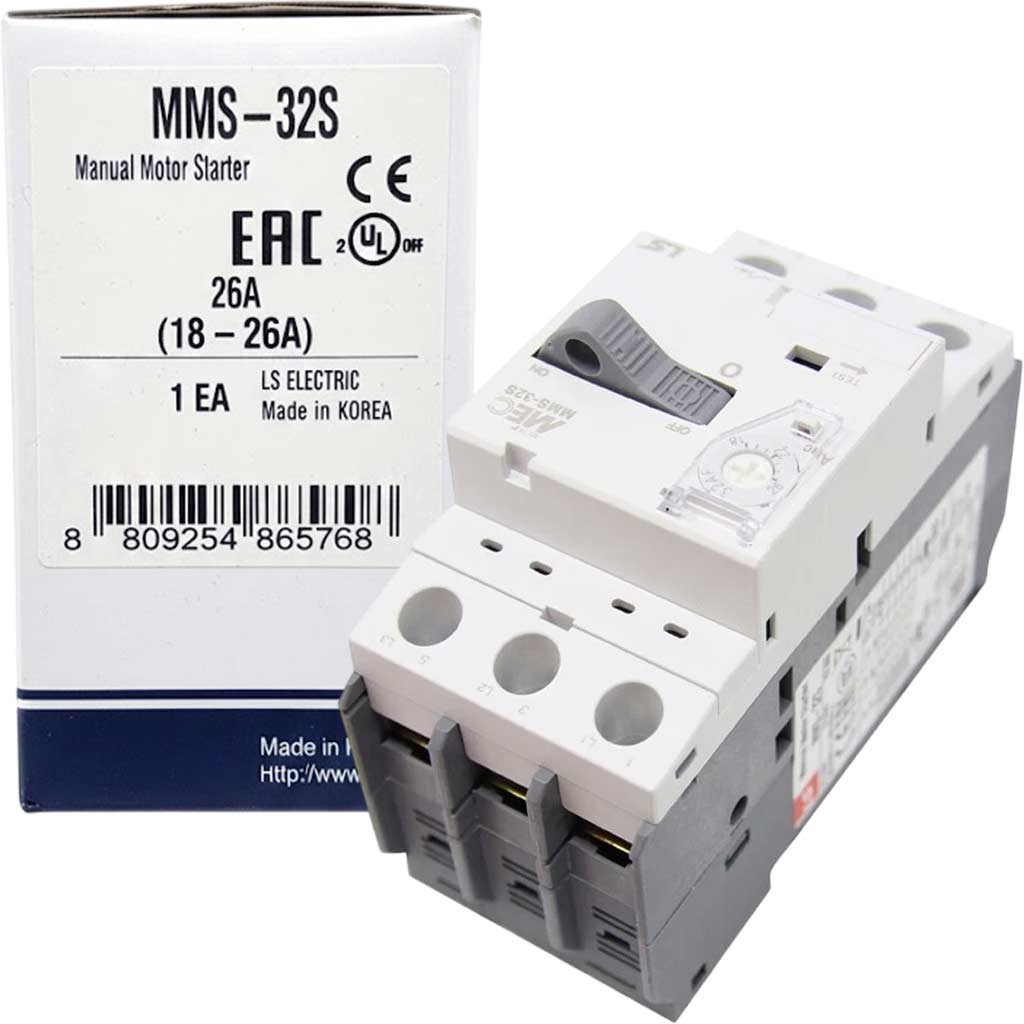 Bộ khởi động động cơ bằng tay nút nhấn LS MMS-32S 18-26A