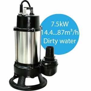 Bơm nước thải có lót cao su chống rò nước APP DS-100