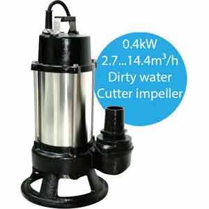 Bơm nước thải có lót cao su chống rò nước APP DSK-05