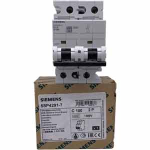 5SP4291-7 Aptomat MCB 2P 100A 10kA - Siemens