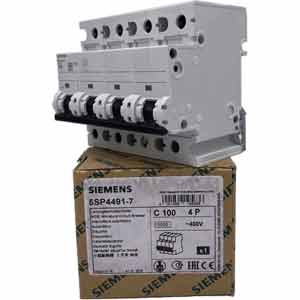 5SP4491-7 Aptomat MCB 4P 100A 10kA - Siemens