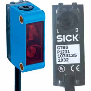 Cảm biến quang tiêu chuẩn LED PinPoint công nghệ laser SICK GTB6-P1231