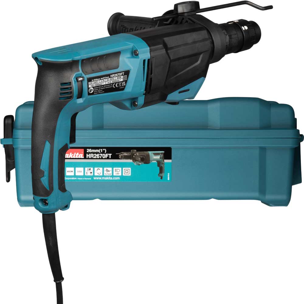 Máy khoan bê tông 3 chức năng chuôi gài SDS-plus 26mm MAKITA HR2670FT