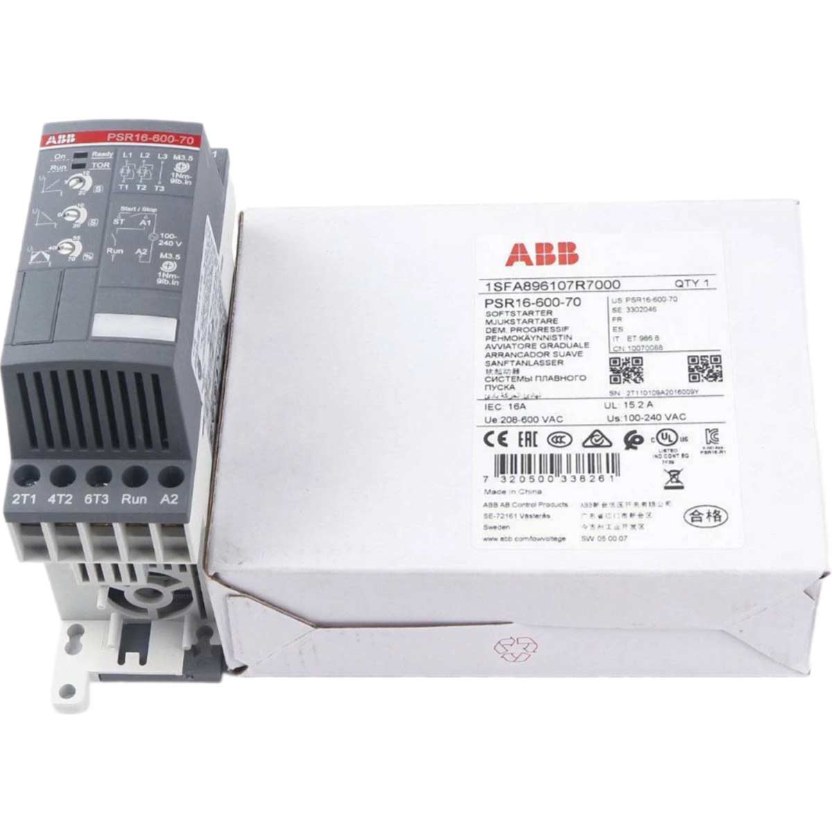 Khởi động mềm loại nhỏ gọn ABB 1SFA896107R7000 (PSR16-600-70)