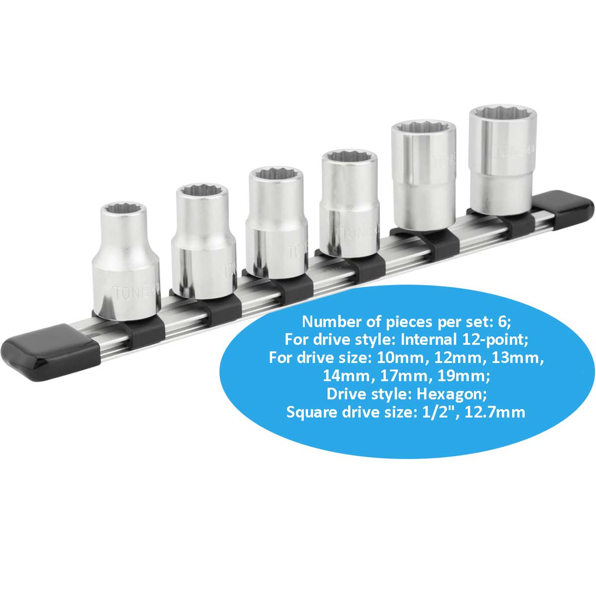 Đầu khẩu 12 cạnh TONE HD406