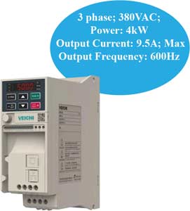 AC10-T3-004G-B Veichi Biến tần 3 pha 380V AC 4kW