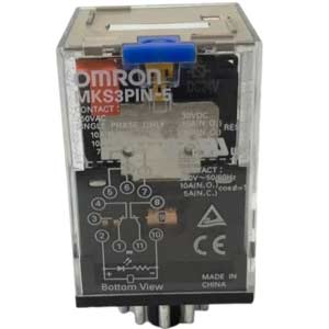 Relay trung gian 24vdc Omron 11 chân 10A | MKS3PIN-5 DC24