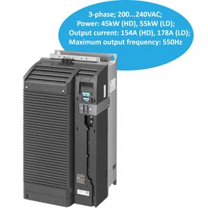 6SL3210-1PC31-8UL0 Siemens Biến tần 3 pha 220V 55kW