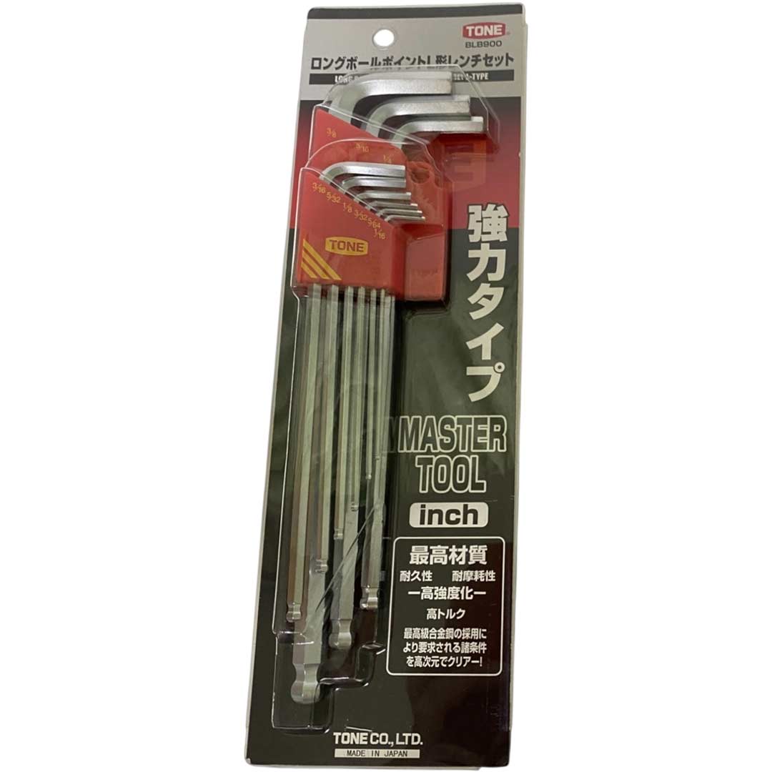 Chìa lục giác L đầu bi thân dài TONE BLB900