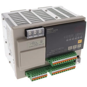 Bộ nguồn OMRON S8AS-24006 Nguồn cấp: 100...240VAC; Số đầu ra: 6; 24VDC; 3.8A; 240W; Lắp thanh ray DIN