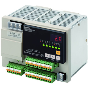 Bộ nguồn OMRON S8AS-24006N Nguồn cấp: 100...240VAC; Số đầu ra: 6; 24VDC; 3.8A; 240W; Lắp thanh ray DIN