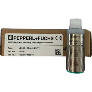 Cảm biến siêu âm khuếch tán và chùm tia PEPPERL+FUCHS UB300-18GM40A-E5-V1