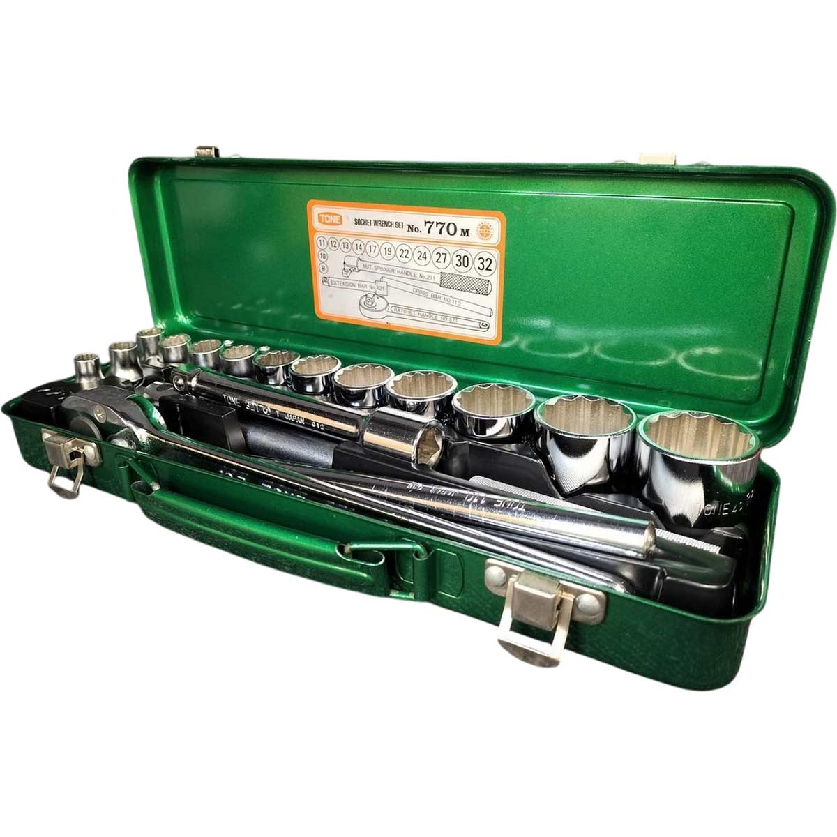 Bộ khẩu 13 đầu 4 tay vặn TONE 770M