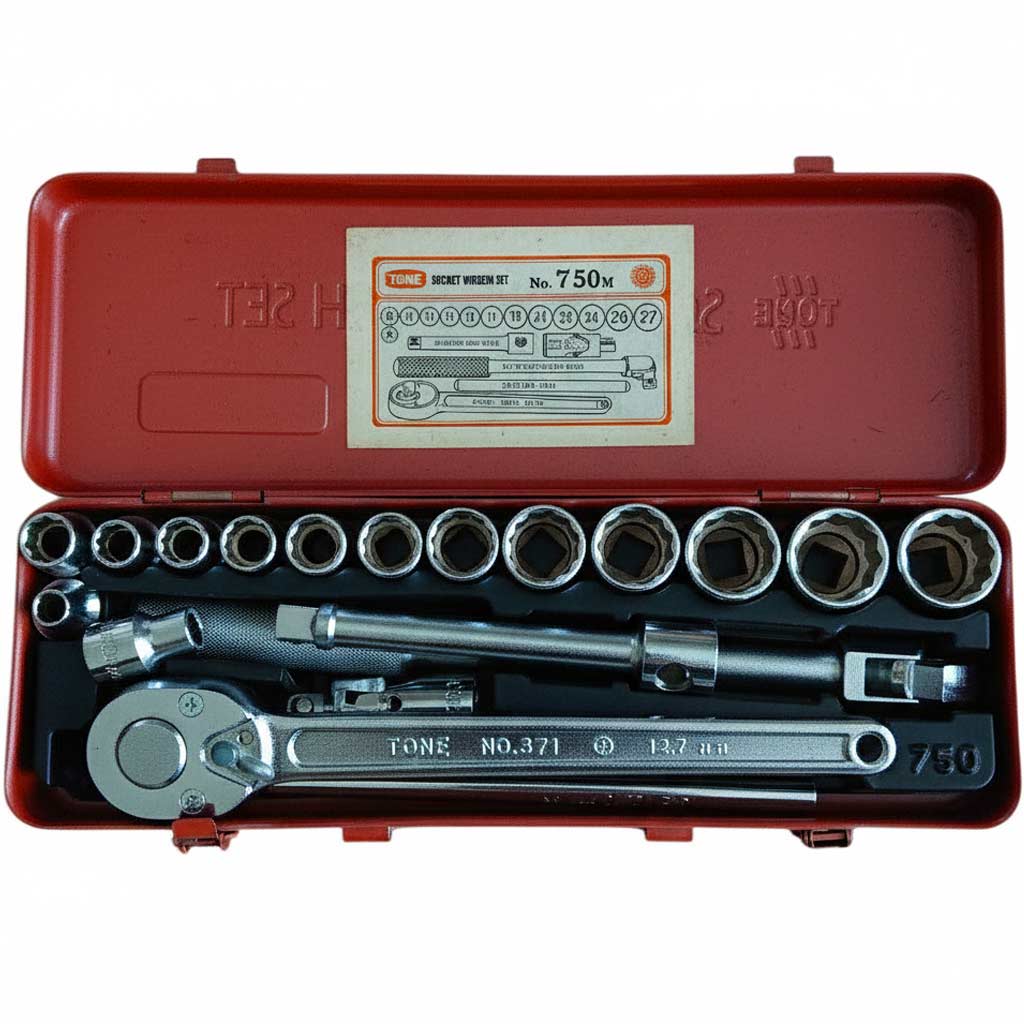 Bộ khẩu 13 đầu 4 tay cầm TONE 750M