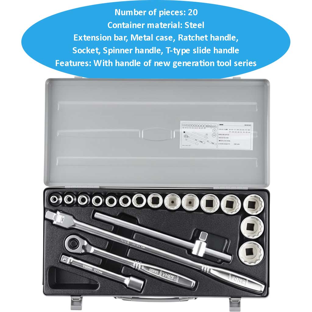 Bộ khẩu 15 đầu 4 tay cầm TONE 260M