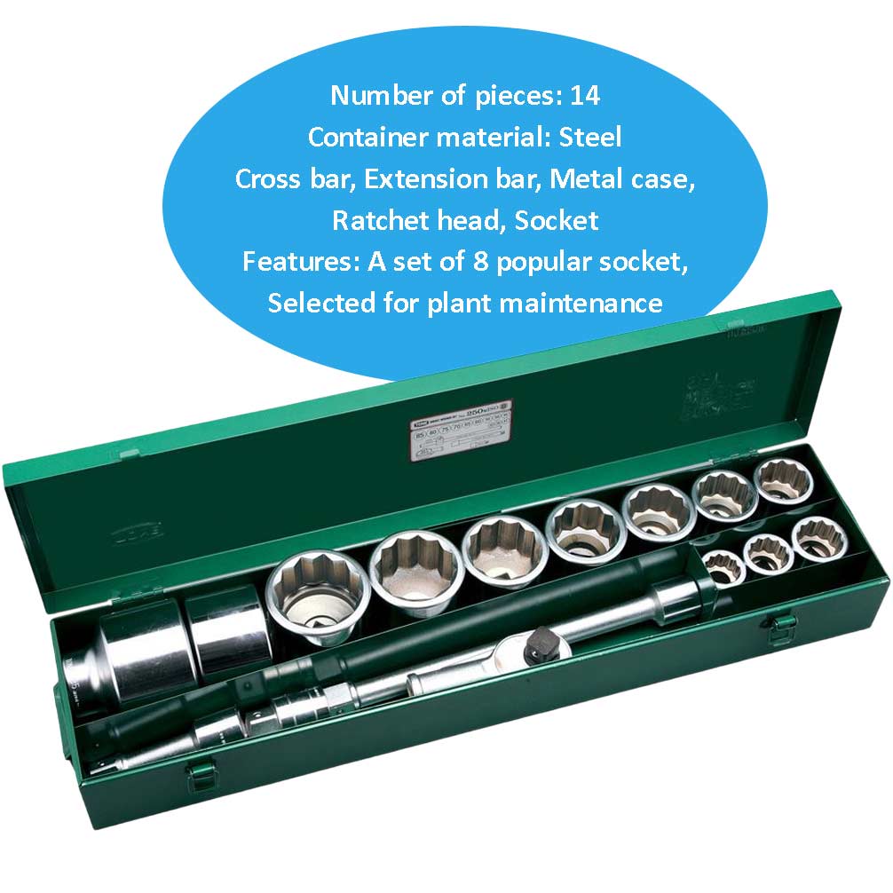 Bộ khẩu 12 đầu khẩu TONE 250M