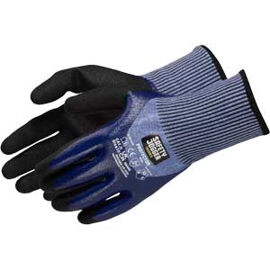 Găng tay chống cắt HPPE (phủ hai lớp nitrile) SAFETY JOGGER PROTECTOR 4x44C (7) Size: 7; Vật liệu lớp phủ: Nitrile; Màu sắc: Màu xanh coban; Cấp độ chống cắt: Level 5