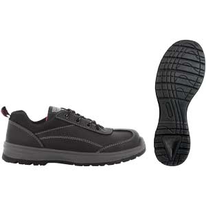 Giày bảo hộ hấp thụ năng lượng gót chân SAFETY JOGGER BESTGIRL S3 (39) Size: 39; Size theo chuẩn: EU; Chiều dài bàn chân: 255mm; Cổ thấp; Vật liệu mũi giày: Thép; Tiêu chuẩn an toàn: S3, SRC; Kiểu cố định: Dây buộc; Vật liệu thân giày: Da barton