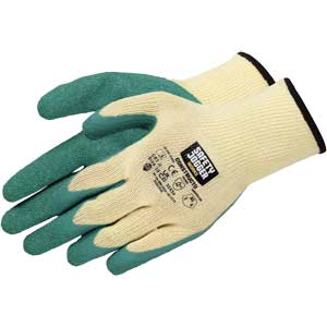 Găng tay bảo hộ sợi bông đa dụng SAFETY JOGGER CONSTRUCTO 3243X (11) Size: 11; Vật liệu: Cotton; Vật liệu lớp phủ: Latex; Màu sắc: Xanh lá và vàng
