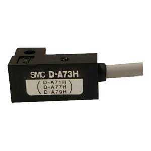 Cảm biến xy lanh cài thanh ray SMC D-A73HL Reed switch; 24VDC, 100VAC; Loại ngõ ra: AC 2-Wire, DC 2-Wire; Chiều dài cáp: 0.5m; Rail mounting